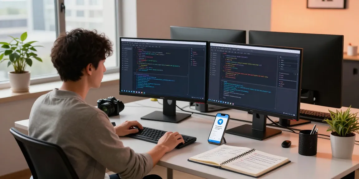 Setting up Telegram Chinese Version on modern workspace with multiple screens